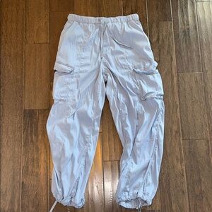 Lululemon dance, studio relaxed, fit mid rise Light Blue Cargo Jogger Pants